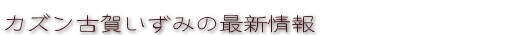 謹賀新年　古賀いずみ
